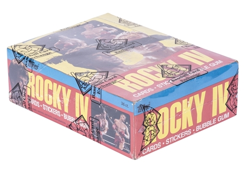 1985 Topps Rocky IV Unopened Wax Box (36 Packs) - BBCE Certified